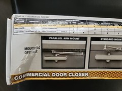 Universal Hardware Heavy-Duty Commercial Door Closer Aluminum UH4031