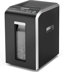 LOCKSWORTH 200-sheets Heavy Duty Micro-Cut Paper Shredder 8.5 Gallon Capacity