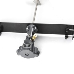 50 Gallon Pneumatic Bracket Mixer Tank Barrel Air Mix Stainless Steel Paint1/2HP