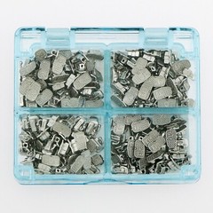 50 Sets Dental Orthodontic Buccal Tube 1st Molar U1L1 Roth 0.022 MIM Monoblock