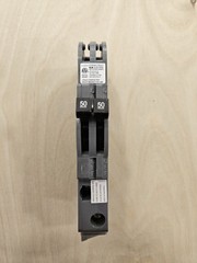 ⚡️Connecticut Electric UBIZ-0250 50A Circuit Breaker – Gray