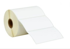 Direct Thermal Zebra Labels- 3×2 White Colored 750 Labels per roll, 1-12 Rolls