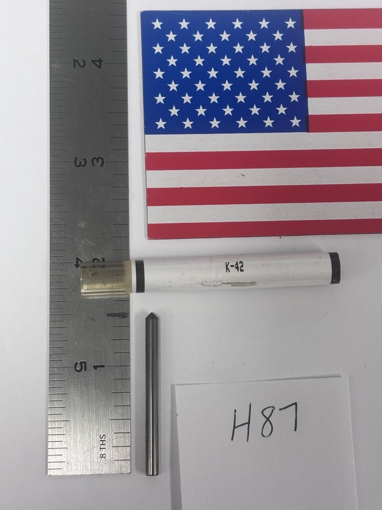 1 NEW FALCON / SGS 1/8″ SHANK CARBIDE BURR SK-42 (90° ANGLE) SINGLE CUT (H87)
