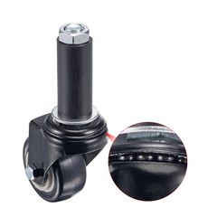 4pcs Swivel Expanding Stem Caster 2″ Diameter 88Lbs Load Capacity