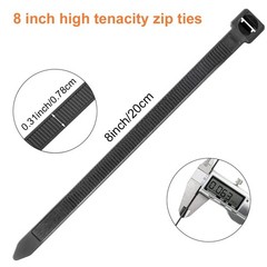 Cable Ties 8 Inch Heavy Duty Zip Ties With 120 Pounds Tensile Strength For Multi
