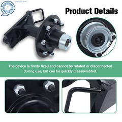 Shipping Container Wheels 8×6.5 Lug Bolt-On Spindle Kit with Handle