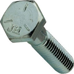 3/8″-16 Hex Bolts Grade 5 Zinc Plated Steel 1/2in 5/8in 1in Up to 9in All Sizes