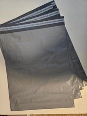 Gray polymailer shipping envelopes self sealing bags 12.5 x 16, 15 x 19 Great $$