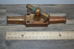 Vintage Industrial Brass Bronze T-Handle Door Latch