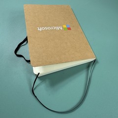 Microsoft Logo Journal Rules Notebook 5×7 Built In Bookmark