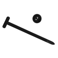100 PCS Nylon Universal Cable Tie Buckle+Heavy Duty Self-Locking Zip Ties Holder