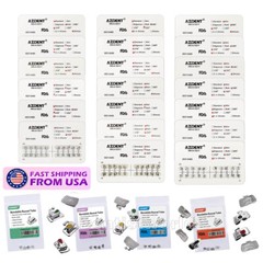 Dental Ortho Brackets Braces Mini Roth MBT 018 022 Hook 345/Buccal Tubes 1st 2nd