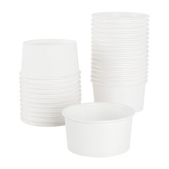 Karat Earth Eco-Friendly 6oz Paper Food Container (90.8mm) , White – 1,000 ct