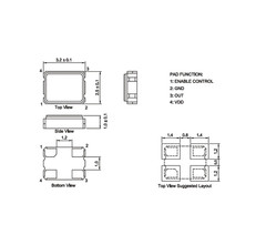 5PCS 48M 48.000M 48MHZ 48.000MHZ OSC Active Crystal Oscillator 3.2mm×2.5mm 3225