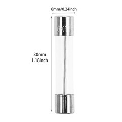 Fast Blow Fuse F3AL250V 6x30mm Pack of 10 Glass Fuse 3A 3Amp 250V Glass Fuses 0.