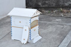 2026 White Wooden Auto Bee Hives Cedarwood + 7PCS Beekeeping Honey Hive Frames