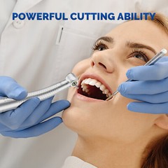 COXO Dental LED Handpiece CX207-2 High-Speed Air Turbine 4 Holes Handpiece