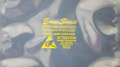 100 ESD Anti-Static Shielding Bags, 8″x10″ in (Inner Diameter) Open-Top,3.1 mils