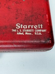 VTG Starrett No 196A1Z Dial Test Indicator Set Complete w Case Machinist