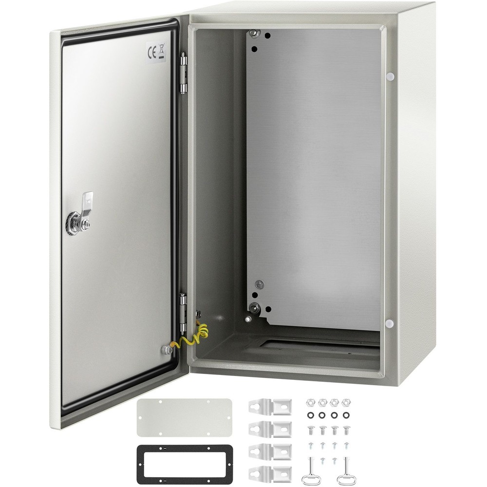 20x12x10in NEMA 4X Steel Junction Box IP66 Waterproof Mounting Plate