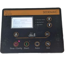USED WORKING SEDEMAC GC2111 GENERATOR CONTROLLER GC2111 FREE FAST SHIP