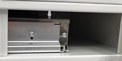USED FixtureDisplays 30-Slot Cell Phone Locker / Charging Station – Steel, Wall
