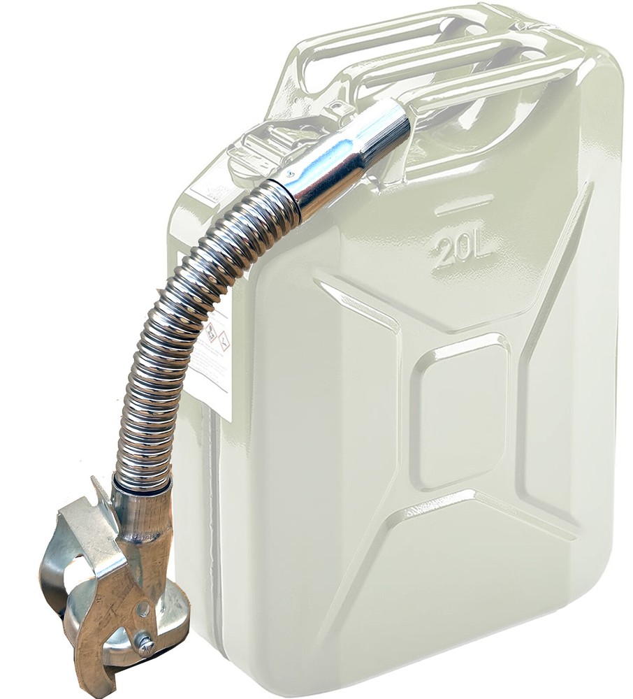 Flexible Refuel Metal Nozzle For 5L 10L 20L Jerry Can Free Spill Gasket