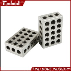 5 MATCHED PAIRS ULTRA PRECISION 1-2-3 BLOCKS 23 HOLES .0001″ MACHINIST 123