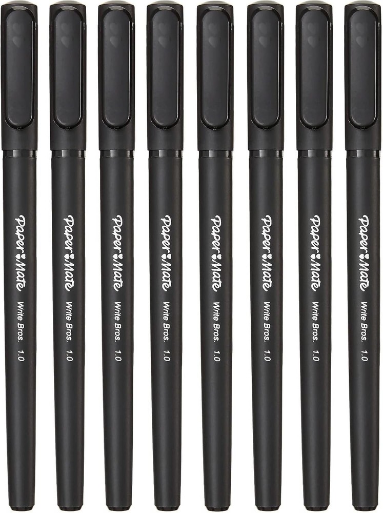 Paper Mate Write Bros Ballpoint Stick Pen, Black 1 Count (Pack of 1),