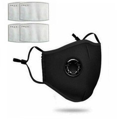 Non-Medical Reusable Cotton Mask with 12 filters ( 3 Pack )
