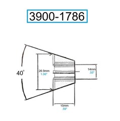 14.0MM RUBBER FLEX COLLET (3900-1786)