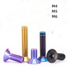 Titanium Torx Socket Countersunk Head Screws M4 M5 M6