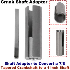 7/8 Crank Shaft Adapter Kit Taper to 1″ Generator Pressure Washer Engine Bushing