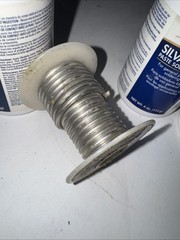 Lucas Milhaupt Silvabrite 5 Oz Paste Solder Flux 2 New One barely used 1/3 roll