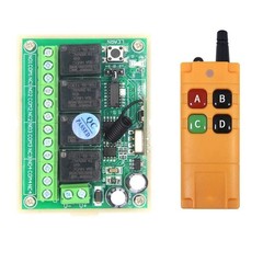 12V 4 Channels 433Mhz Wireless Remote Control Switch with Industrial watterpr…
