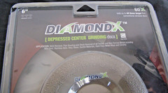 CGW DiamondX Depressed Center Grinding Disc 6″ x 5/8-11 for Cutting and Grinding