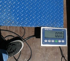 Mettler Toledo Floor Scale PFA261 36″ X 36″ X 4.5″ high + IND236 + ramp [H7B]