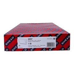 Smead White File Folders Legal Size End Tab w/ Extended Straight Cut Tab 50/Box