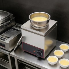 150W Electric Cheese Sauce Warmer Dispenser Stainless Steel Hot Fudge Heater