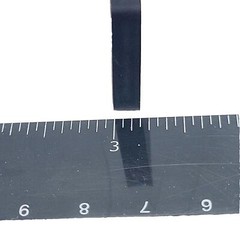 3/16″ Thick Stick on Rubber Feet 1″ Square Bumpers 3M Adhesive Back Pads 12 Pack