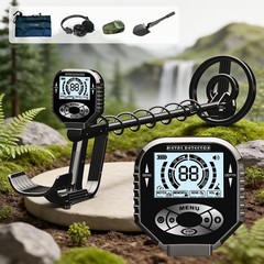 Detector De Metales Oro y Plata LCD Display Deep Ground Gold Finder Waterproof