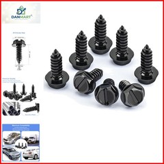 8PCS Stainless Steel License Plate Screws, Rust-Proof & Anti-Rattle License …