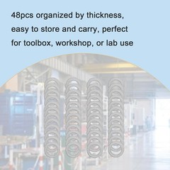 Durable 48-Count M10×16mm Shim Washer Set – Ideal for Automotive and Electronics