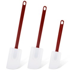Set of 3 Commercial Silicone Spatulas for Classic Style, as picture shown