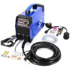 50A Plasma Cutter with LED Display, Dual Voltage 110V/220V, Clean Metal Cutting
