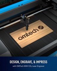 OMTech 80W 20″x28″ CO2 Laser Engraver Cutter Marker with CW5200 Water Chiller