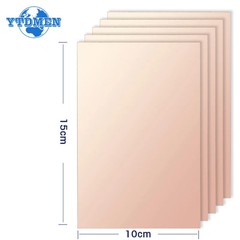 5PCS Single Sided Plate DIY PCB Kit Glass Fiber FR4 Copper Clad Board 10x15cm US