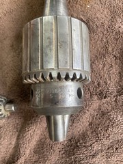 Jacobs USA 36 3/16-3/4″ Drill Chuck R8 Arbor 4 Key Machinist Tool