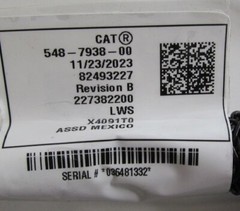 GENUINE OEM CAT 548-7938-00 X4091T0 WIRING HARNESS DEF INJECTOR/DELTA/NOX SENSOR