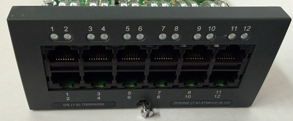 Avaya IP Office 500 DS(1-6) ATMV2 Combination Card w/ 4 Analog Trunks 700504556